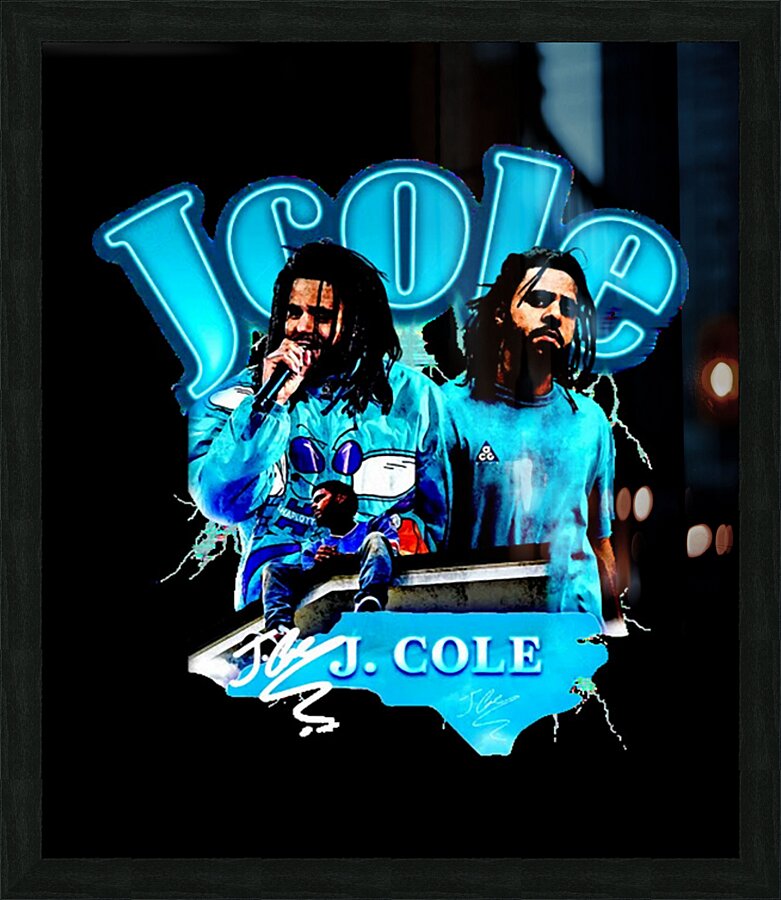 J. Cole 62 Picture Frame print