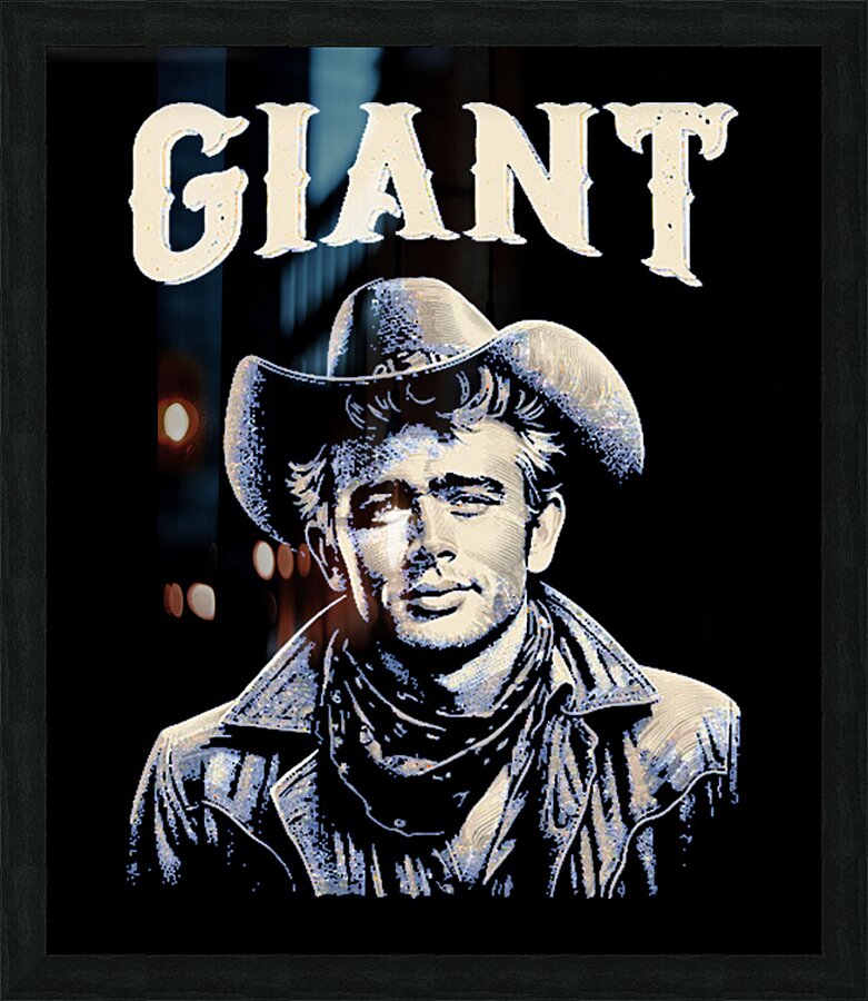 James Dean 7 Picture Frame print