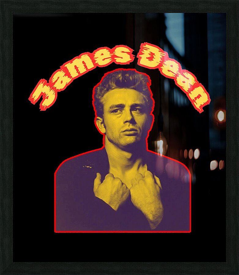 James Dean 12 Picture Frame print