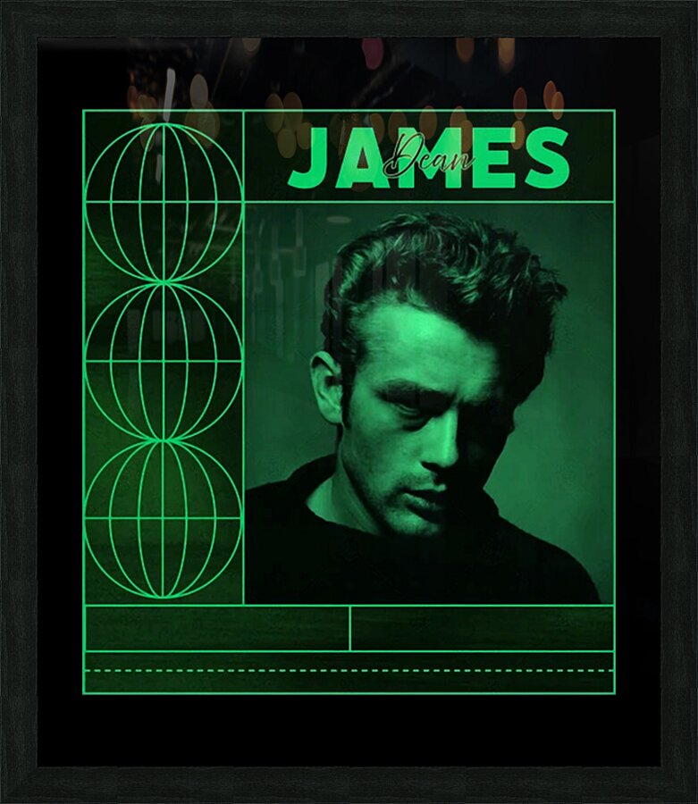James Dean 13 Picture Frame print