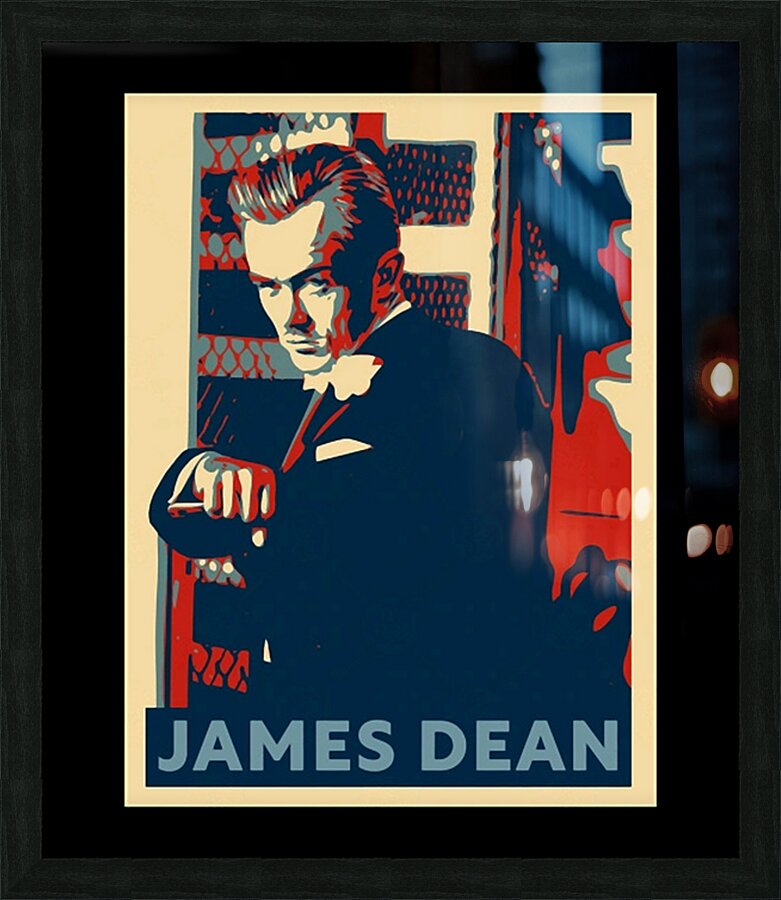 James Dean 15 Picture Frame print