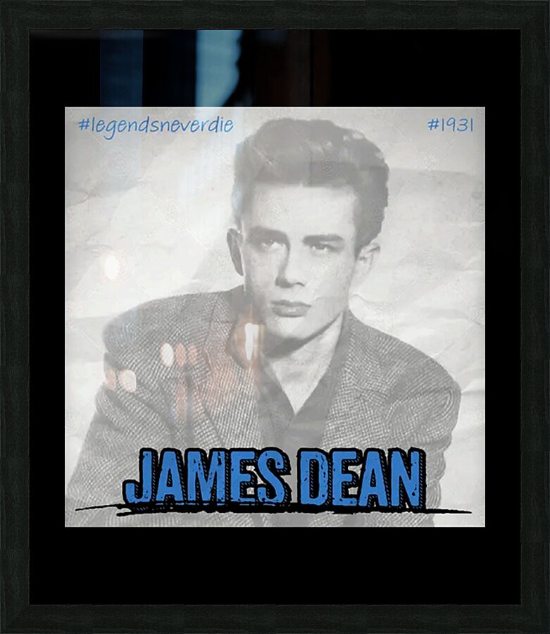 James Dean 16 Picture Frame print