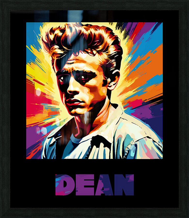 James Dean 17 Picture Frame print