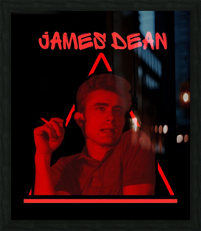 James Dean 24 Picture Frame print