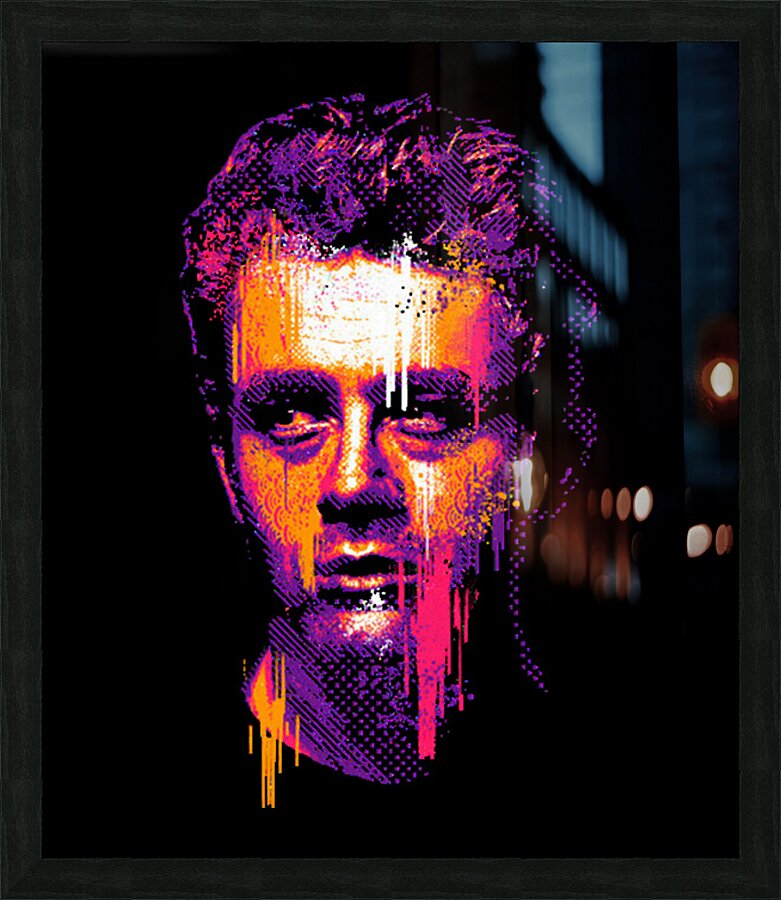 James Dean 30 Picture Frame print