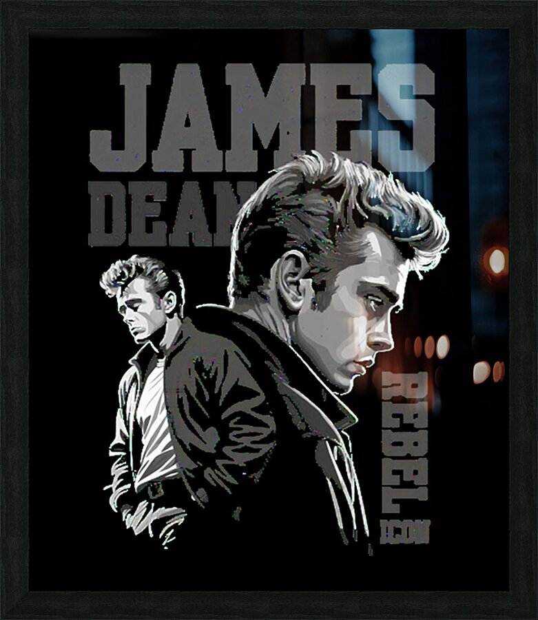 James Dean 40 Picture Frame print