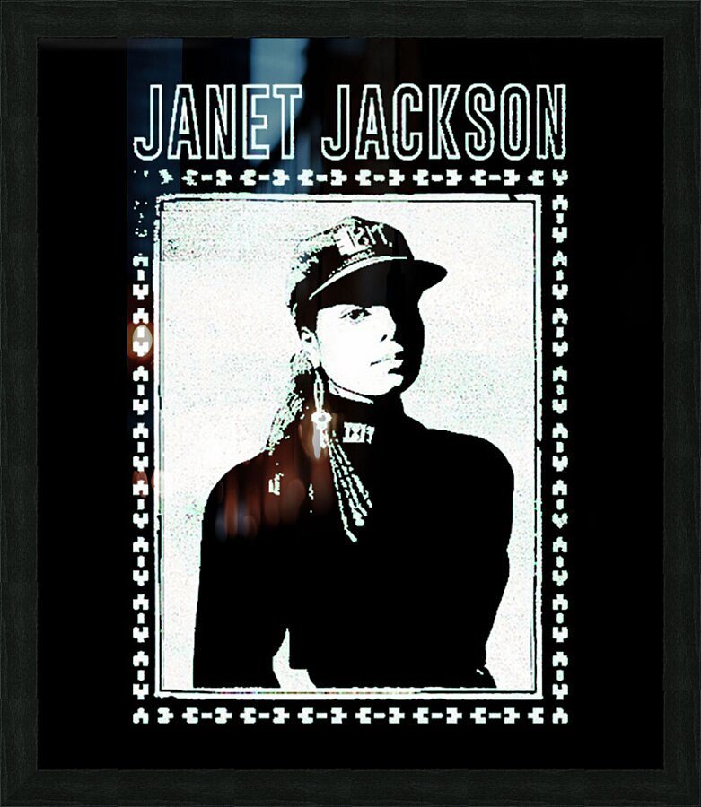 Janet Jackson 2 Picture Frame print