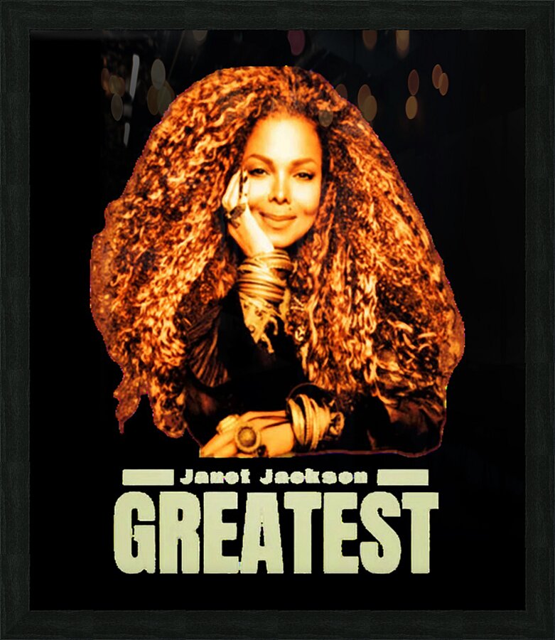 Janet Jackson 4 Picture Frame print