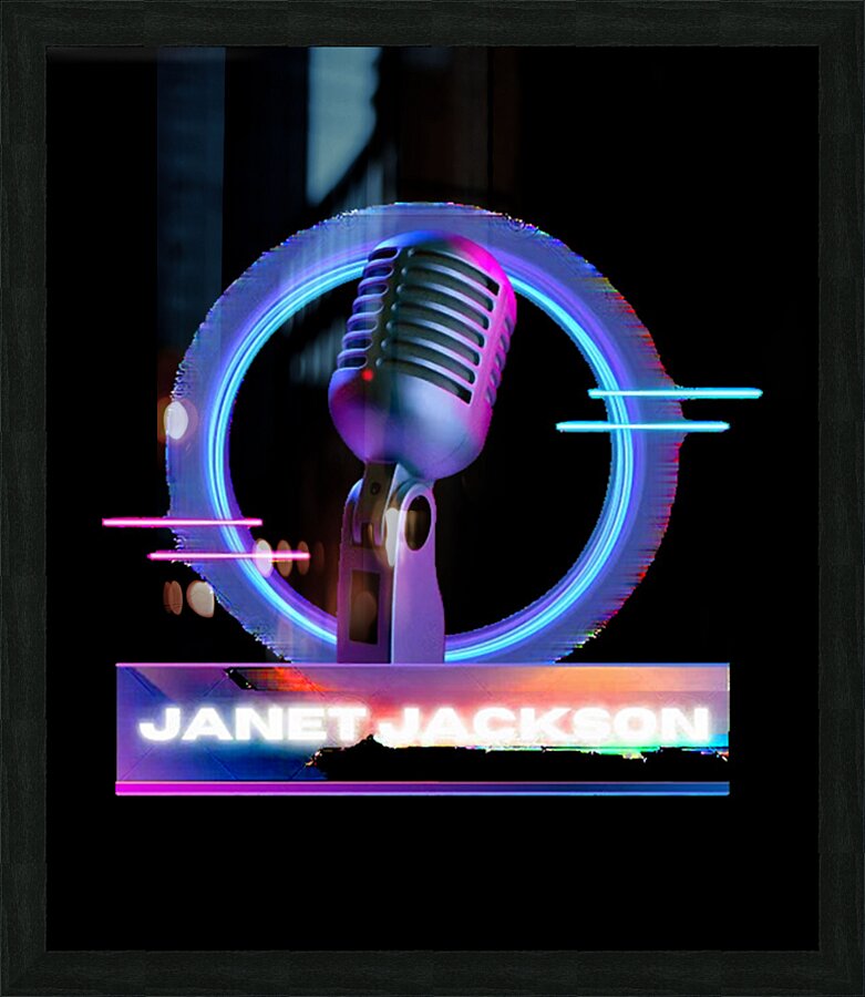Janet Jackson 6 Picture Frame print