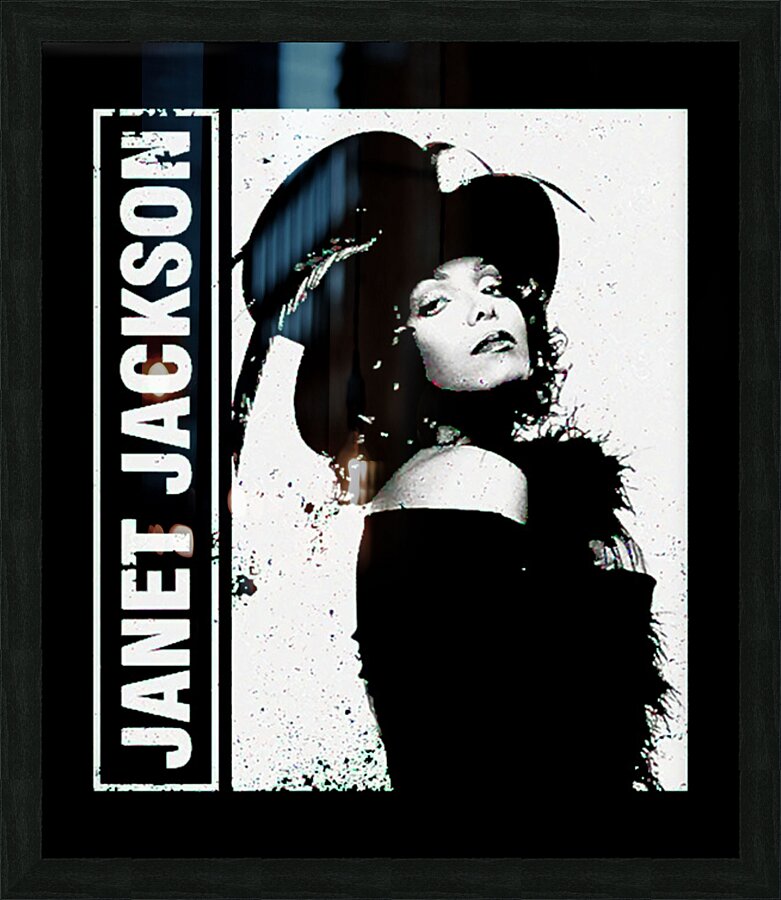 Janet Jackson 10 Picture Frame print