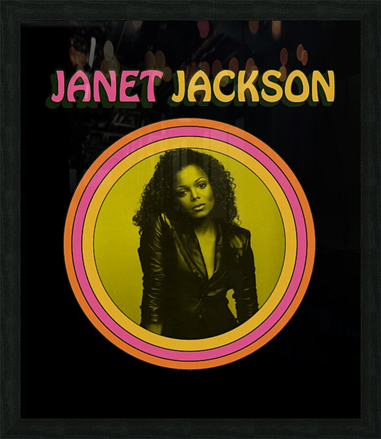 Janet Jackson 19 Picture Frame print