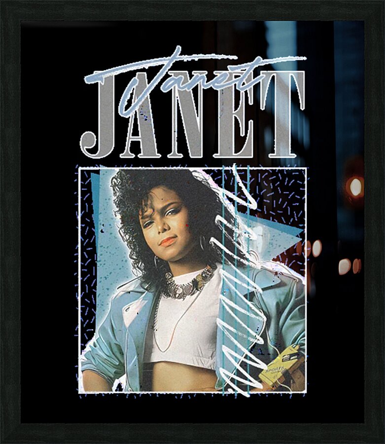 Janet Jackson 29 Picture Frame print