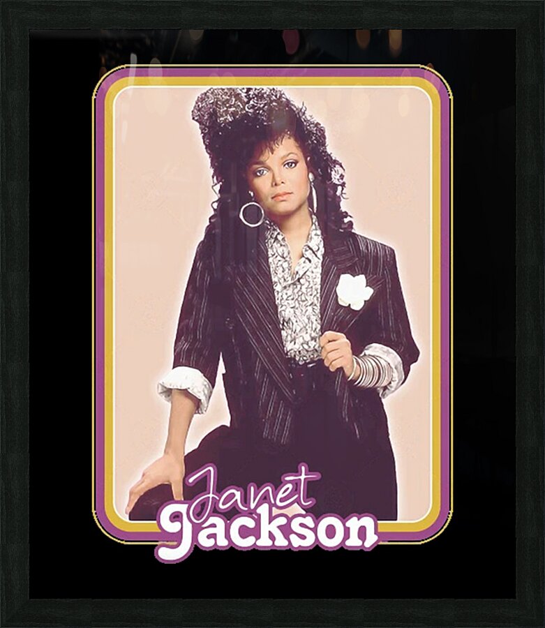 Janet Jackson 30 Picture Frame print