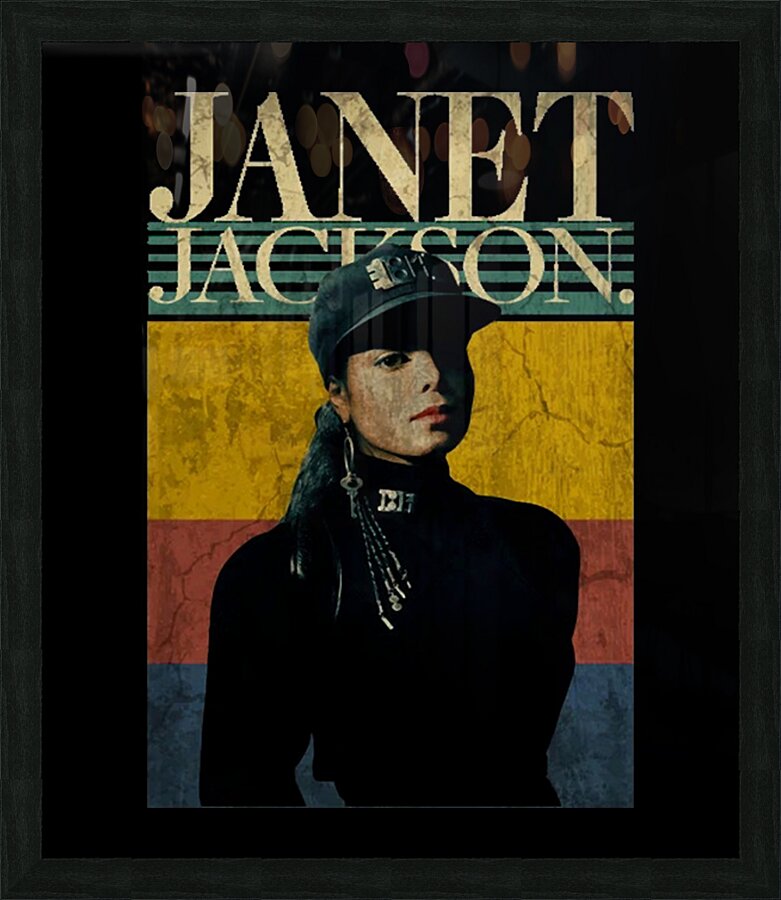 Janet Jackson 31 Picture Frame print