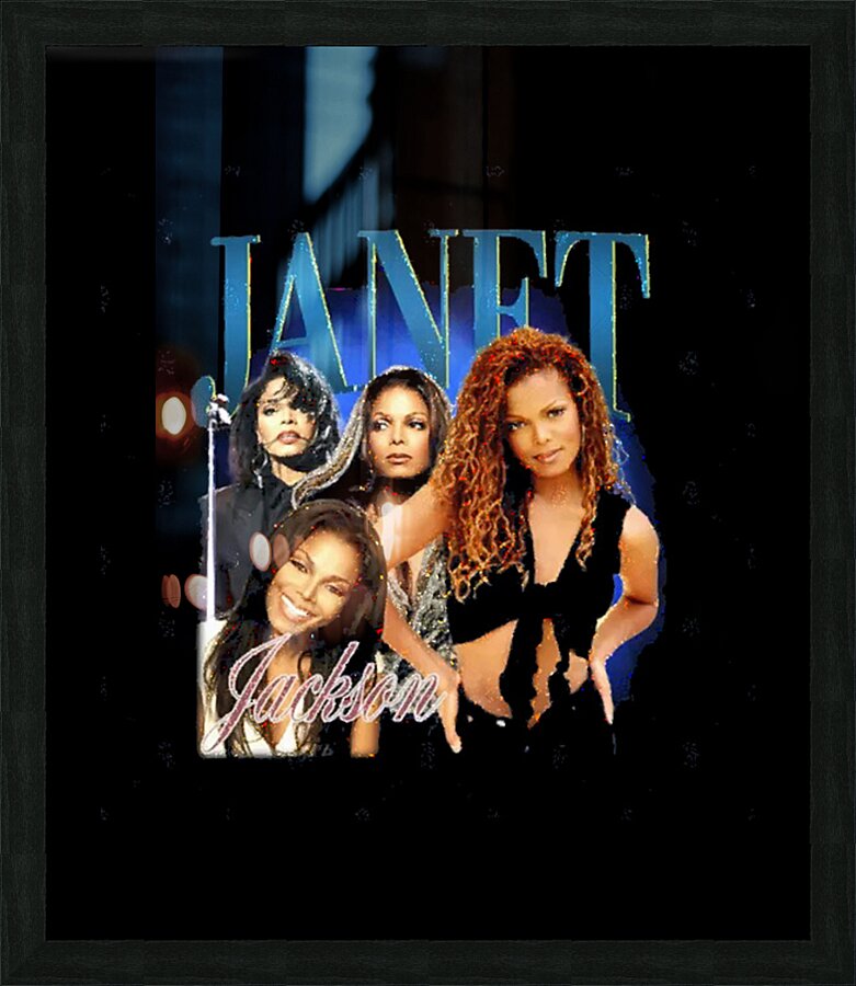 Janet Jackson 6 Picture Frame print