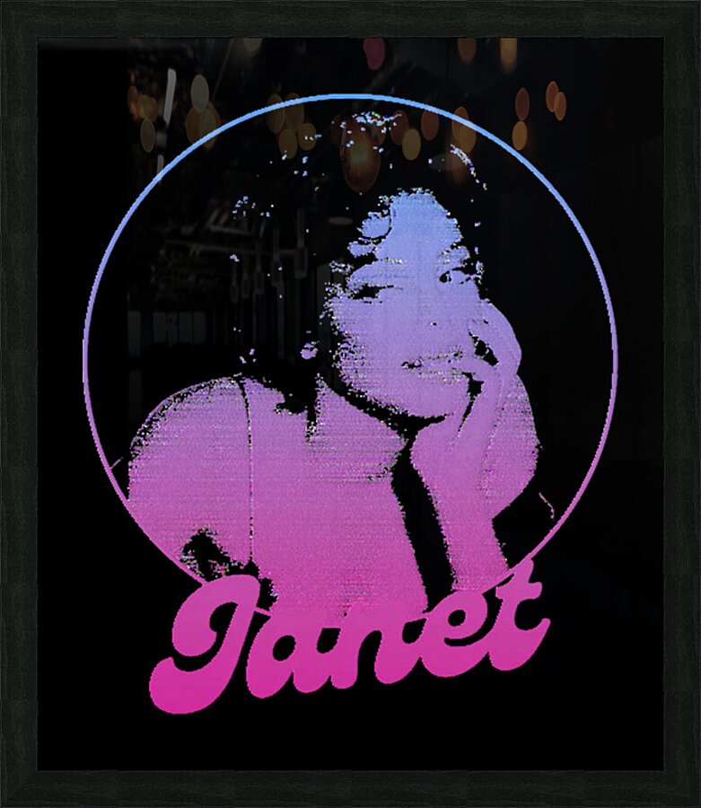 Janet Jackson 8 Picture Frame print