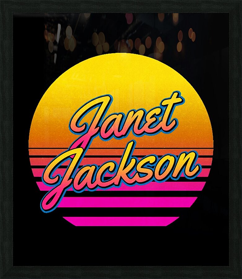 Janet Jackson 11 Picture Frame print