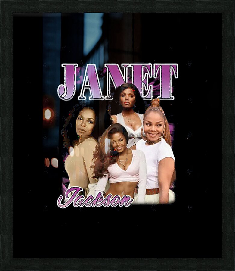 Janet Jackson 26 Picture Frame print