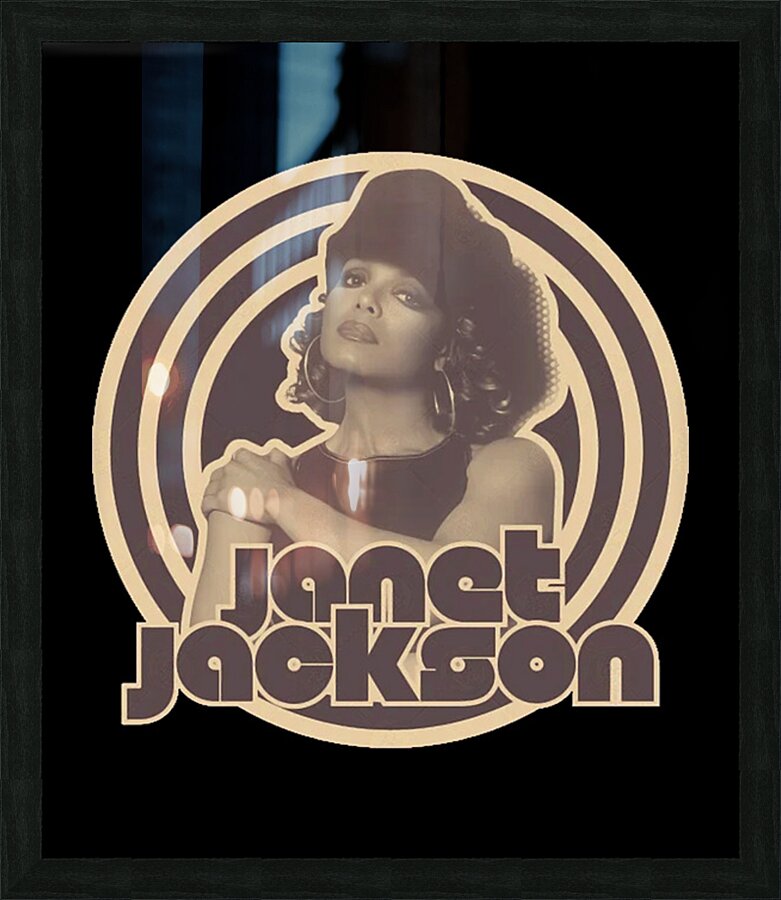 Janet Jackson 31 Picture Frame print