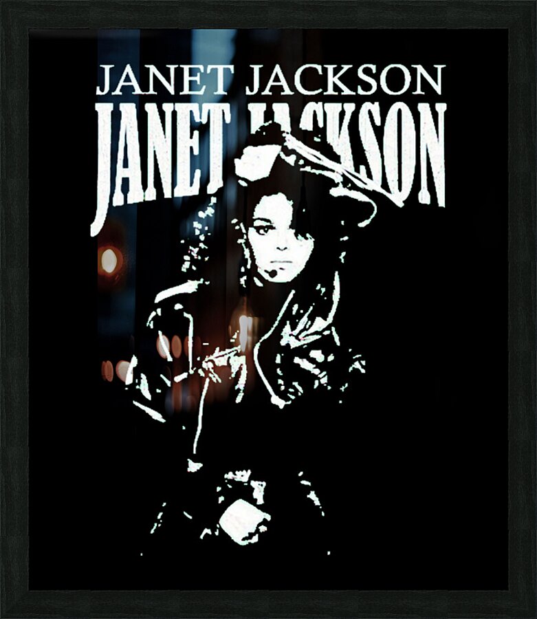 Janet Jackson 38 Picture Frame print