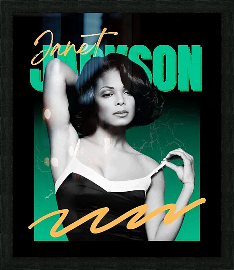 Janet Jackson 41 Picture Frame print