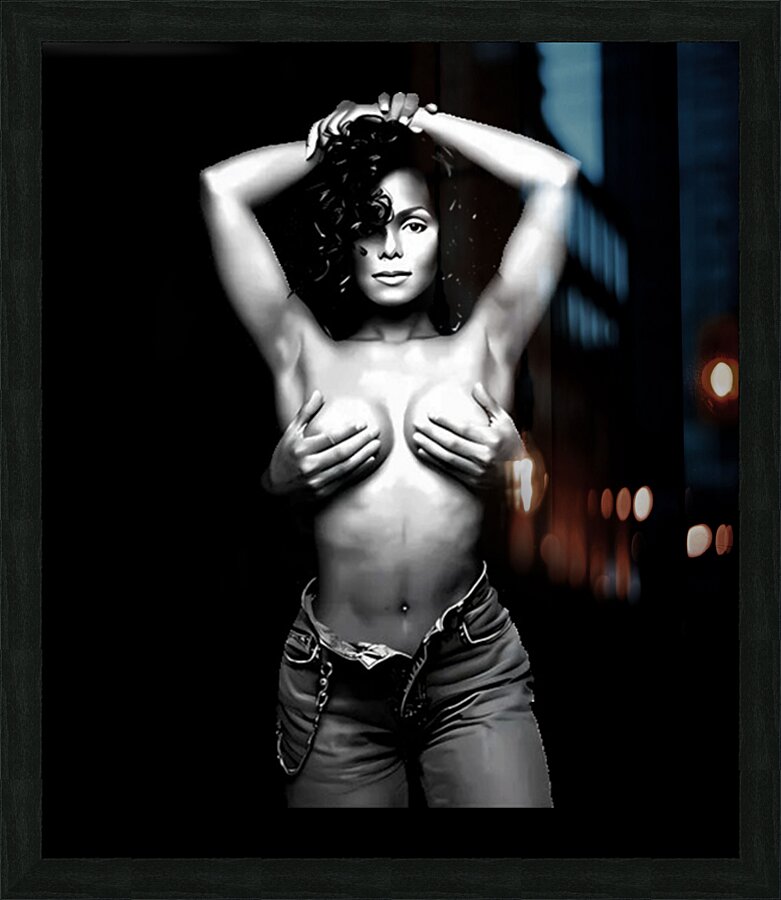 Janet Jackson 42 Picture Frame print