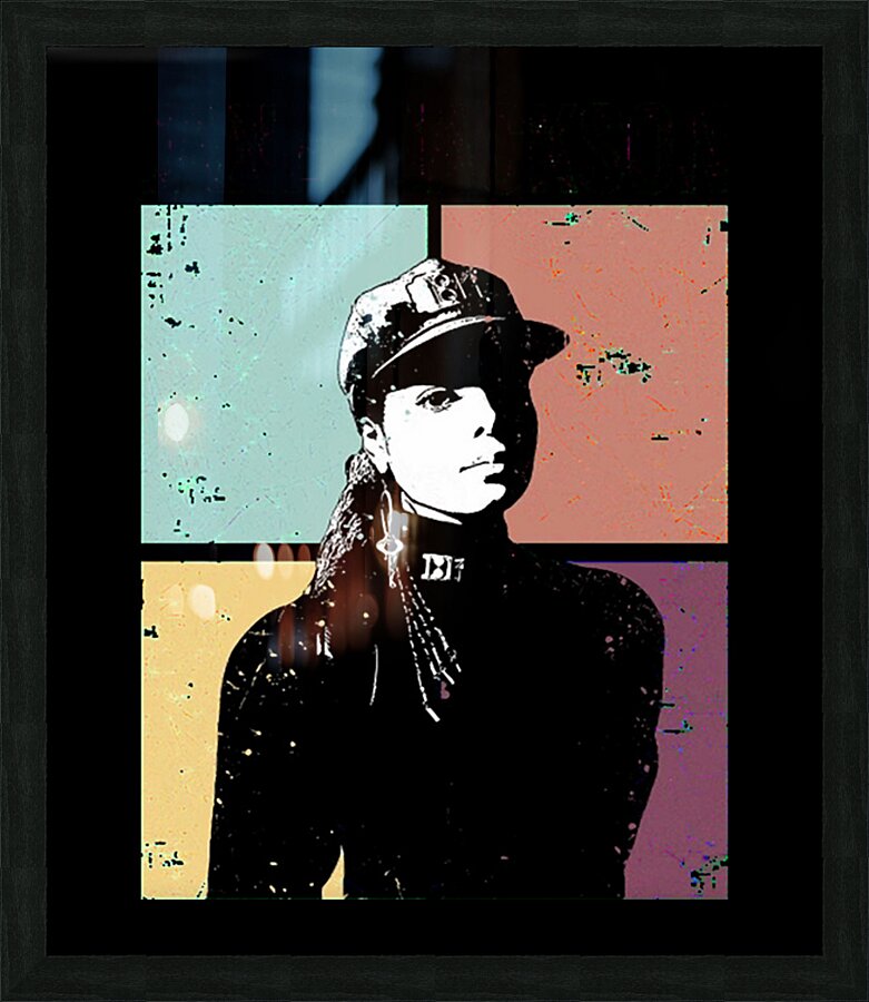 Janet Jackson 46 Picture Frame print