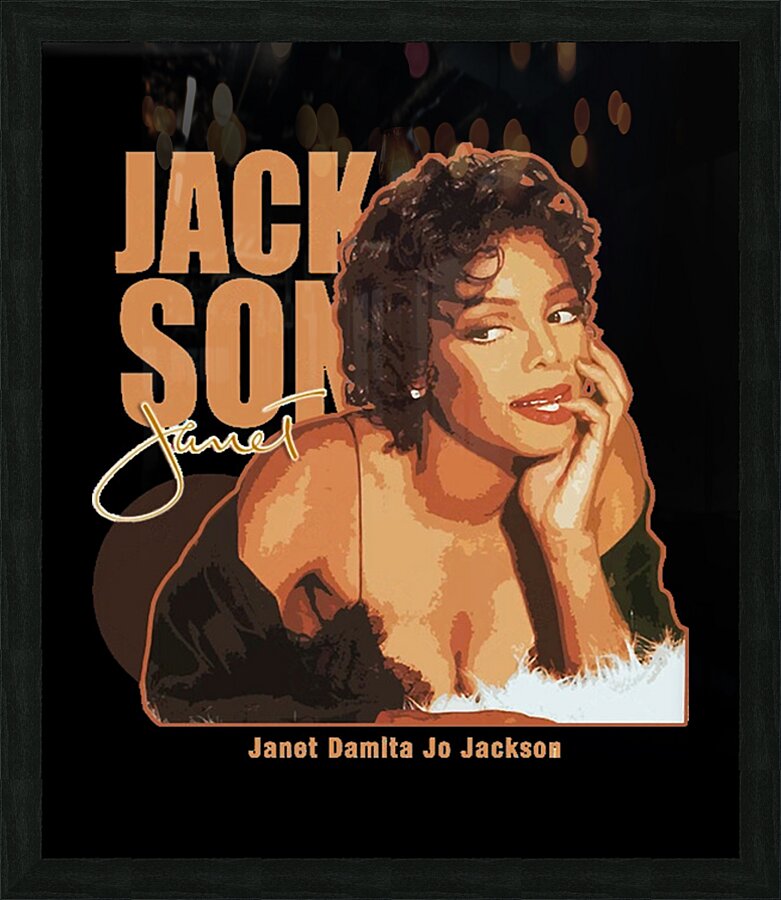 Janet Jackson 47 Picture Frame print