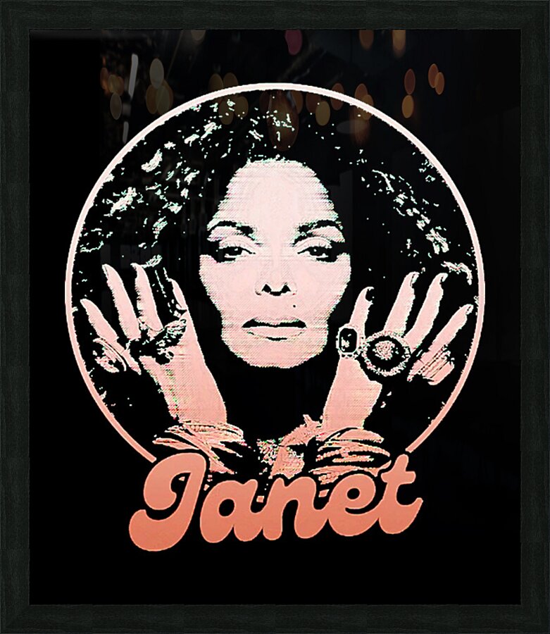 Janet Jackson 53 Picture Frame print