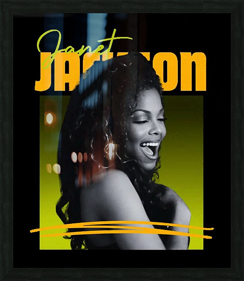 Janet Jackson 54 Picture Frame print