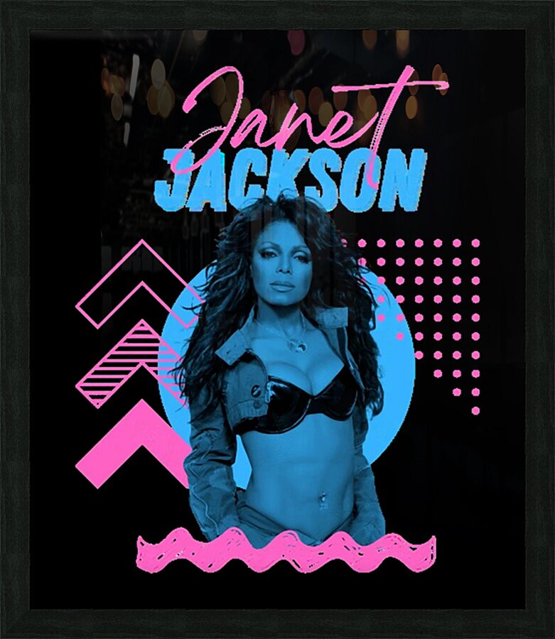 Janet Jackson 56 Picture Frame print
