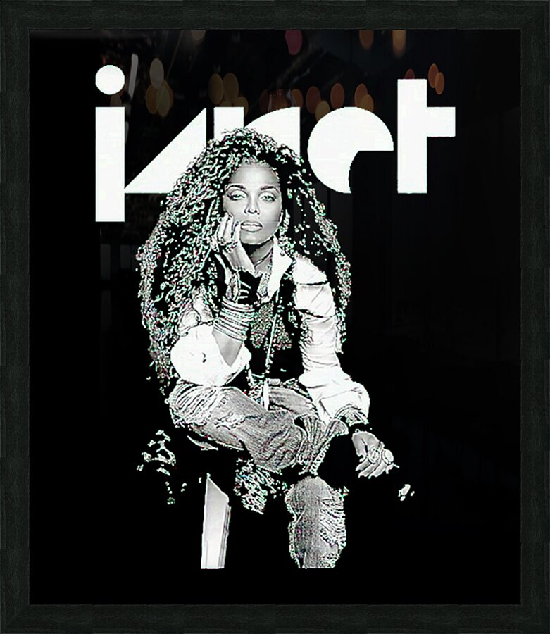 Janet Jackson 57 Picture Frame print