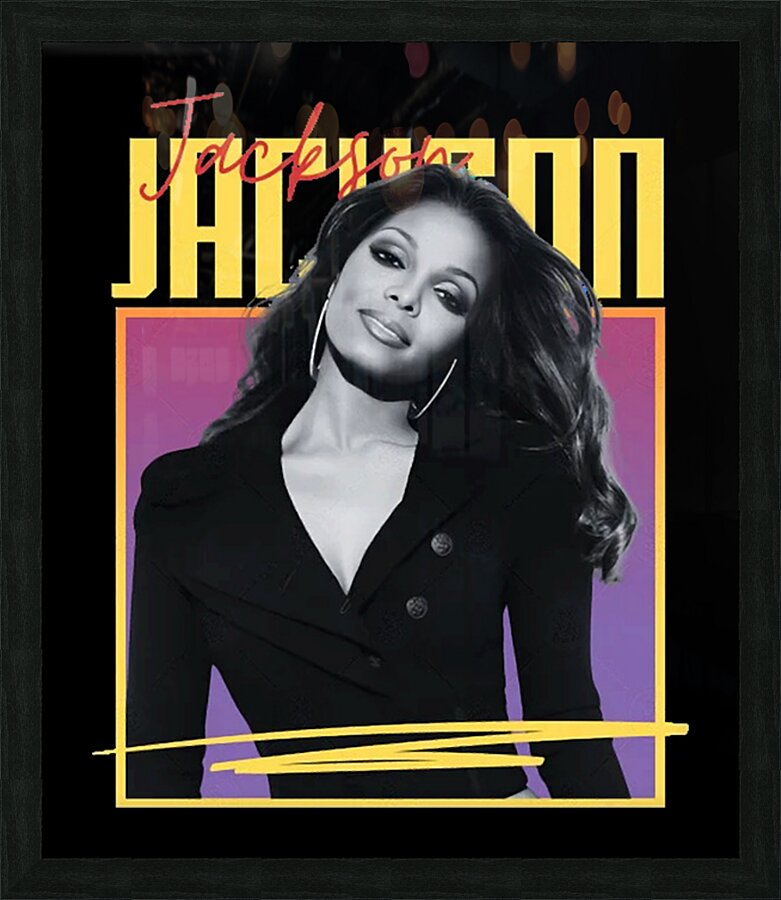 Janet Jackson 58 Picture Frame print