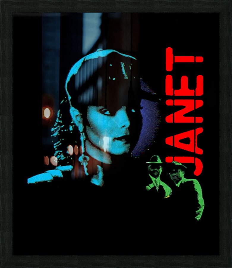 Janet Jackson 60 Picture Frame print
