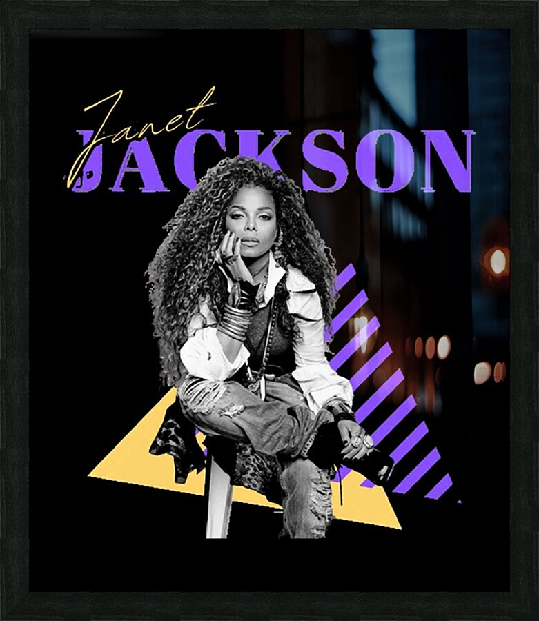 Janet Jackson 61 Picture Frame print