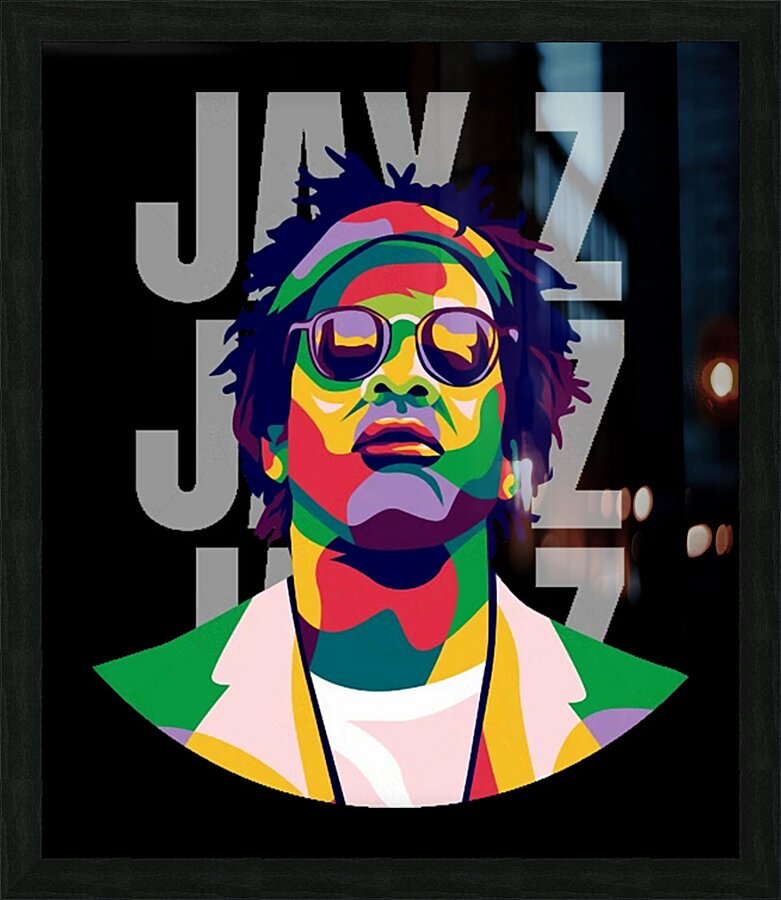Jay Z 3 Picture Frame print