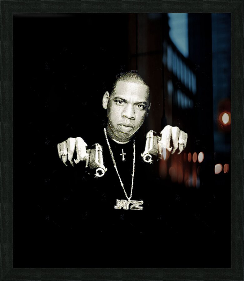 Jay Z 5 Picture Frame print