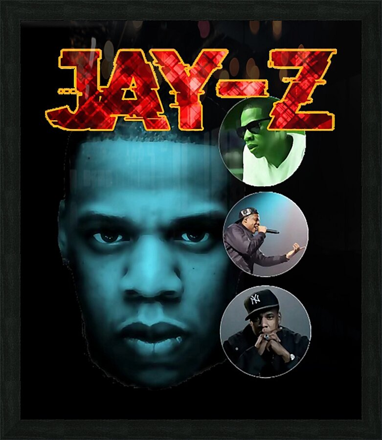 Jay Z 7 Picture Frame print
