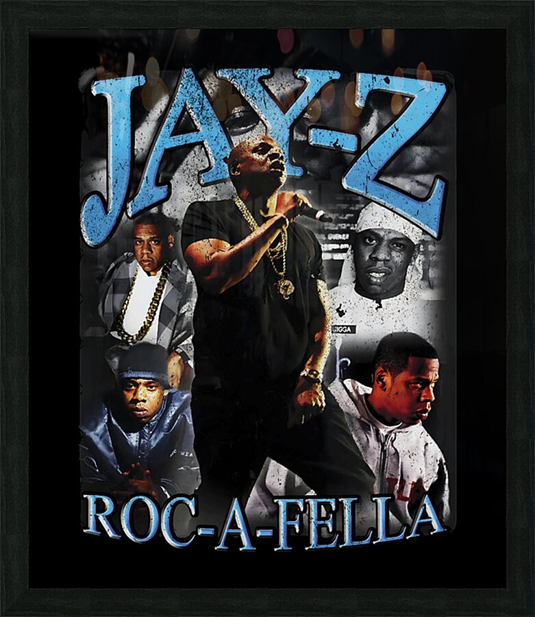 Jay Z 8 Picture Frame print