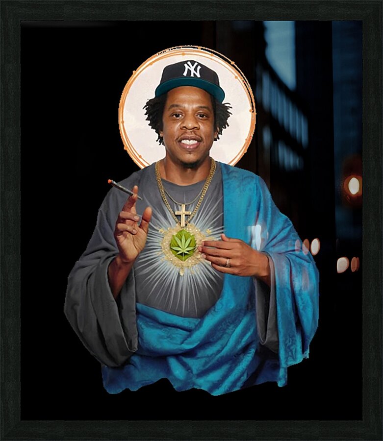Jay Z 11 Picture Frame print