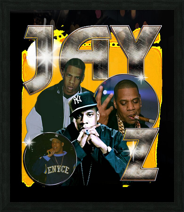 Jay Z 13 Picture Frame print