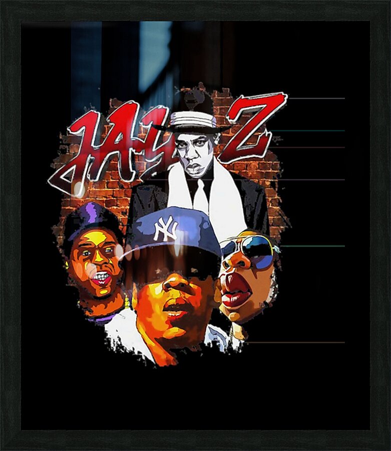 Jay Z 17 Picture Frame print