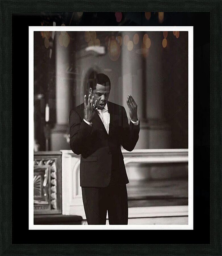 Jay Z 18 Picture Frame print