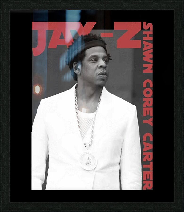 Jay Z 19 Picture Frame print