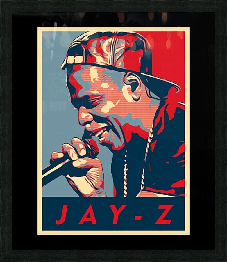 Jay Z 25 Picture Frame print