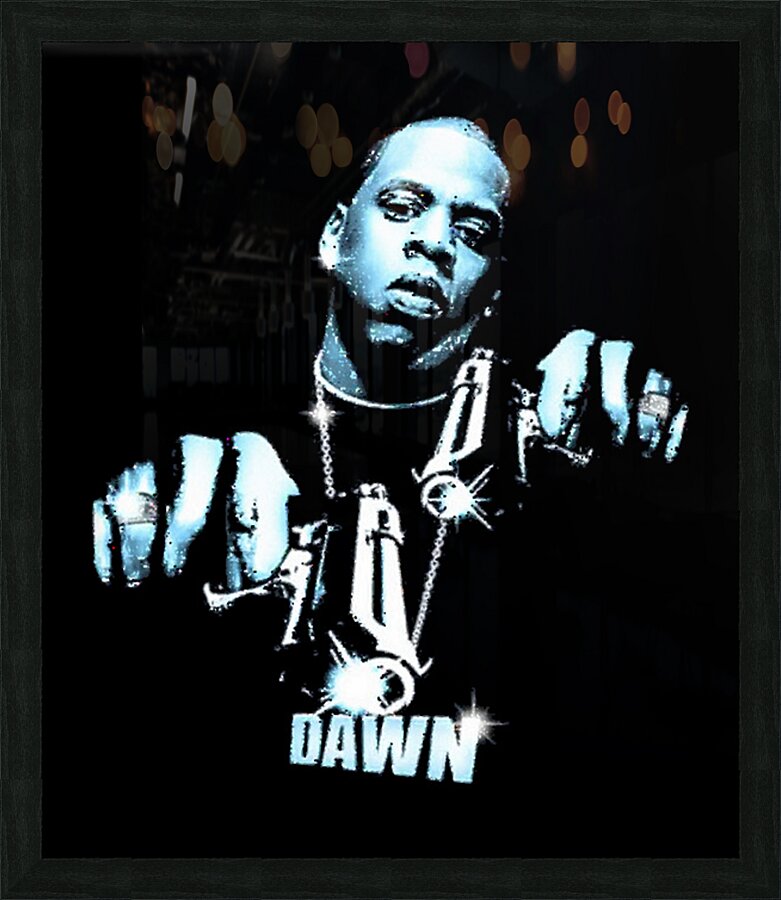 Jay Z 32 Picture Frame print