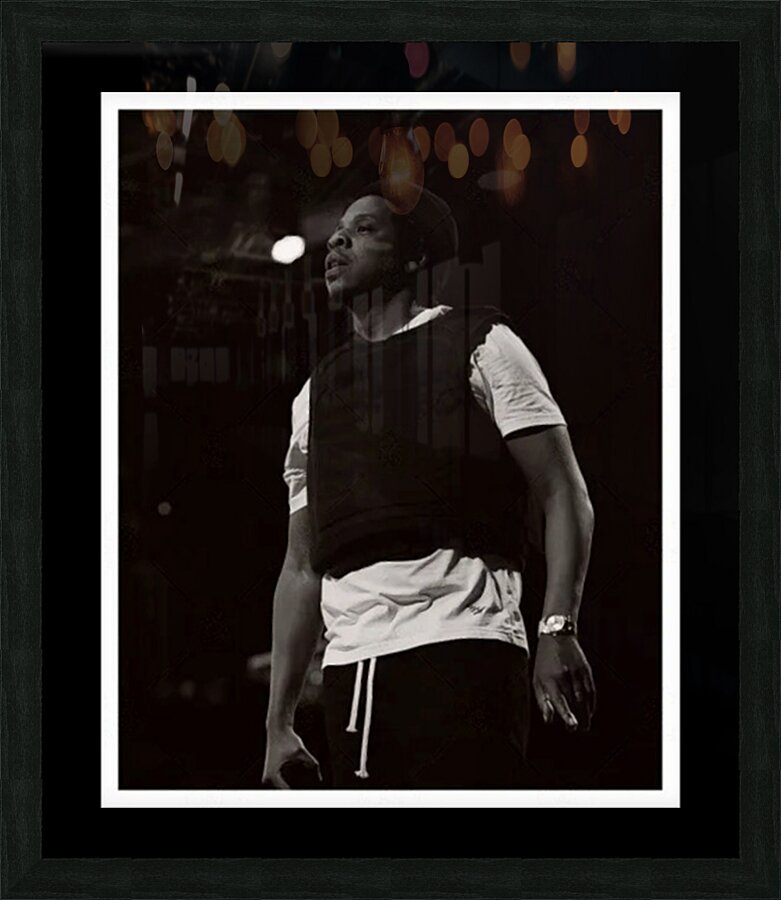Jay Z 40 Picture Frame print