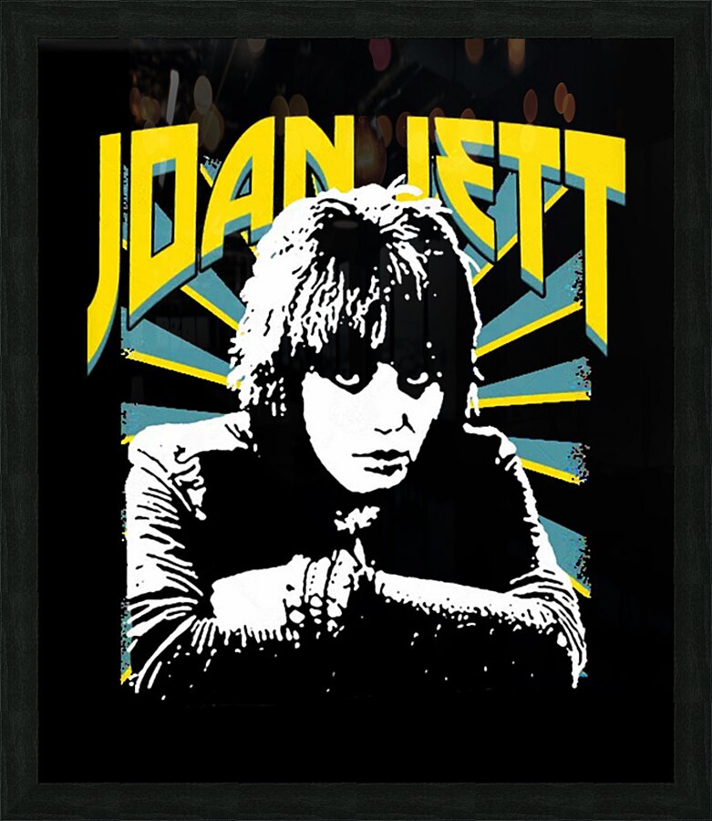 Joan Jett 9 Picture Frame print