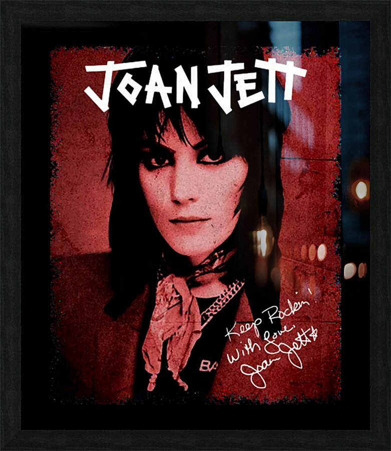 Joan Jett 21 Picture Frame print