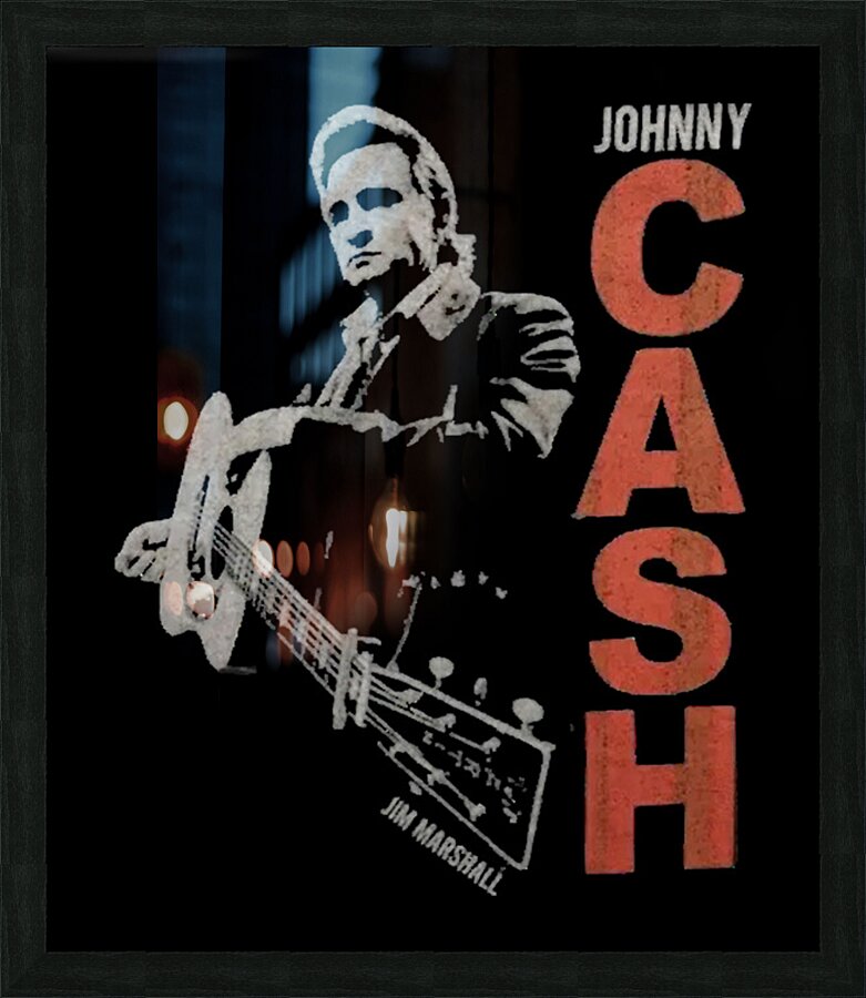 Johnny Cash 13 Picture Frame print